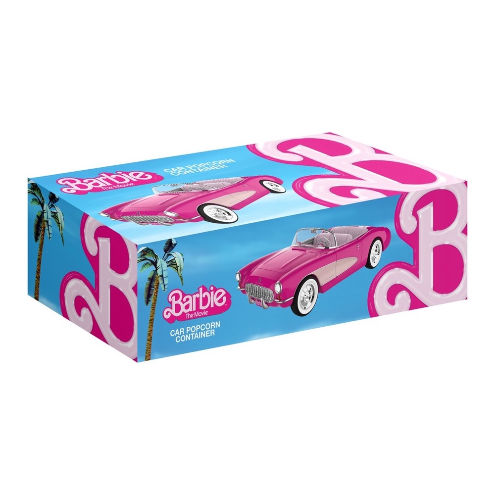 Barbie Original corvette popcorn holder container car